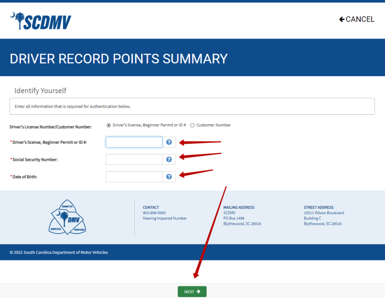 ¿Cómo saber si su licencia está suspendida en Carolina del Sur?